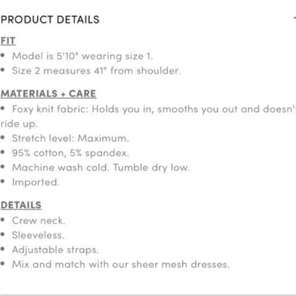 COPY - NWT MINI CAMI DRESS SIZE 3 - Picture 4 of 4